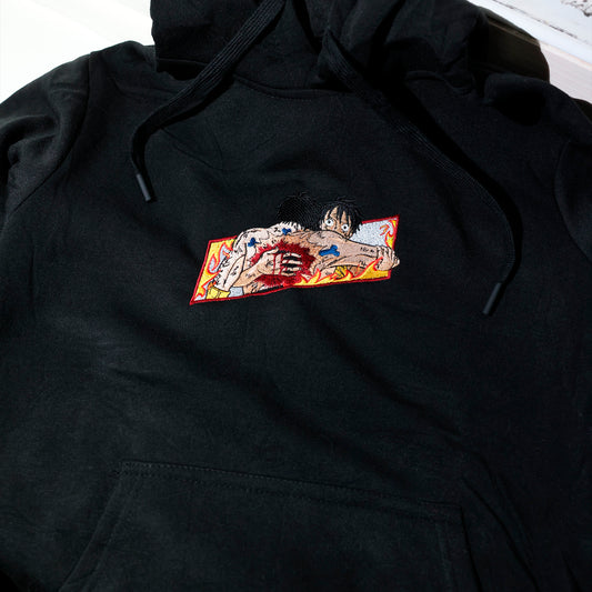 Ace & Luffy Embroidery Sweatshirt/T-Shirt
