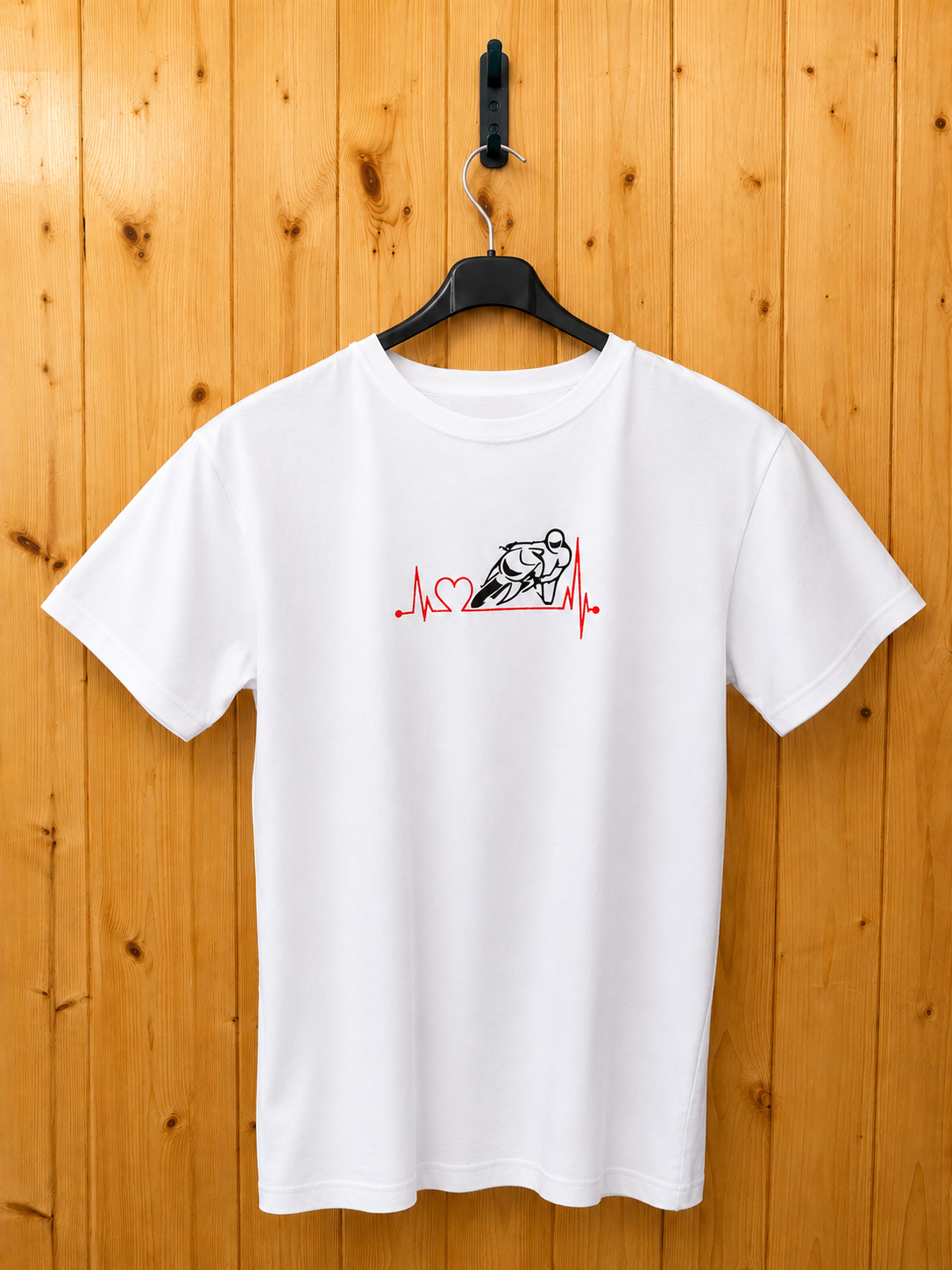 Tshirt con ricamo Moto