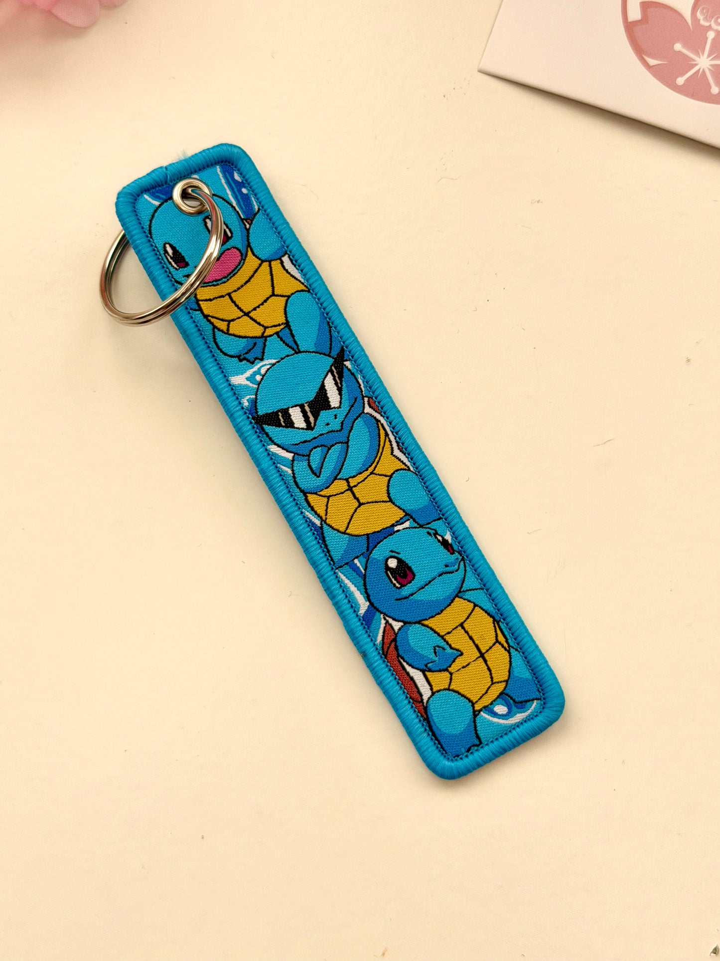 Portachiavi ricamato squirtle