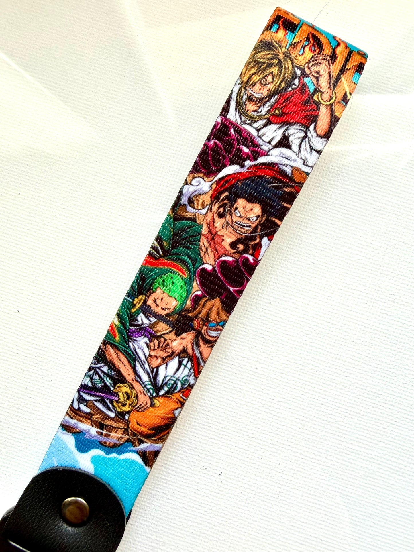 One Piece Portachiavi ricamato