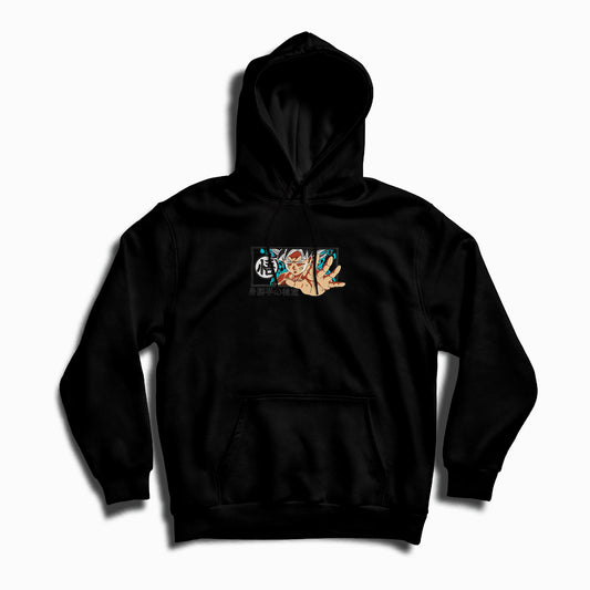 Goku felpa/tshirt con ricamo fronte-retro (versione 1)
