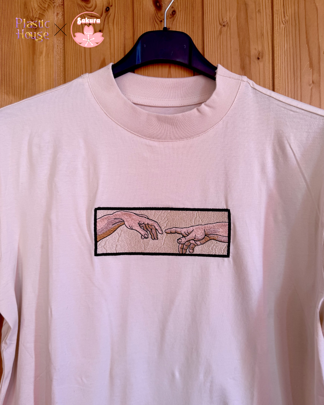LA MANO DI.. tshirt/felpa con ricamo
