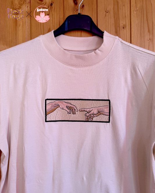 LA MANO DI.. tshirt/felpa con ricamo