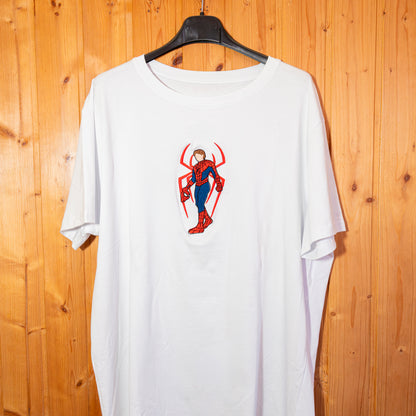 Spiderman felpa/tshirt con ricamo fronte/retro (versione 1)
