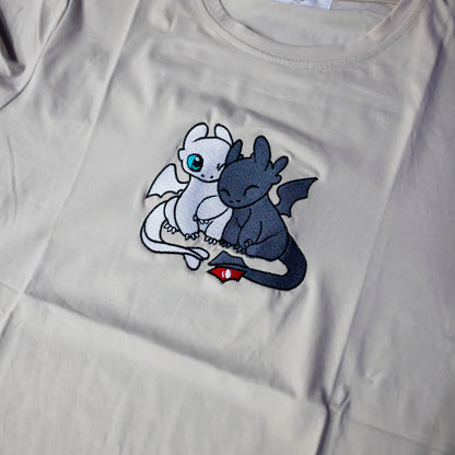 Luffy Gear 5 Custom Embroidery Sweatshirt/T-Shirt