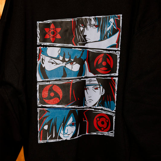 Sharingan felpa/tshirt con Stampa fronte/retro