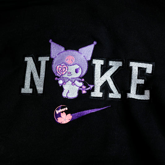 Kuromi felpa/tshirt con ricamo