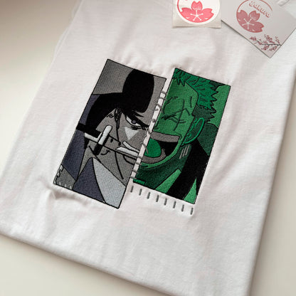 Zoro felpa/tshirt con ricamo