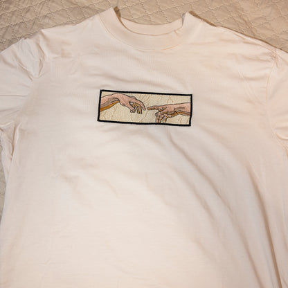 CREAZIONE tshirt/felpa con ricamo