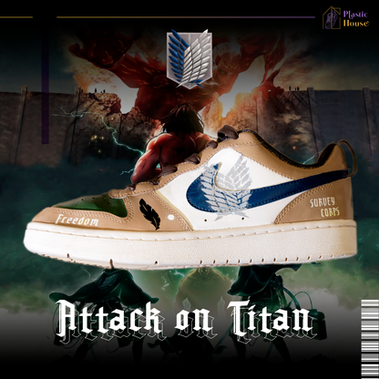 Scarpe a tema Attack on Titan