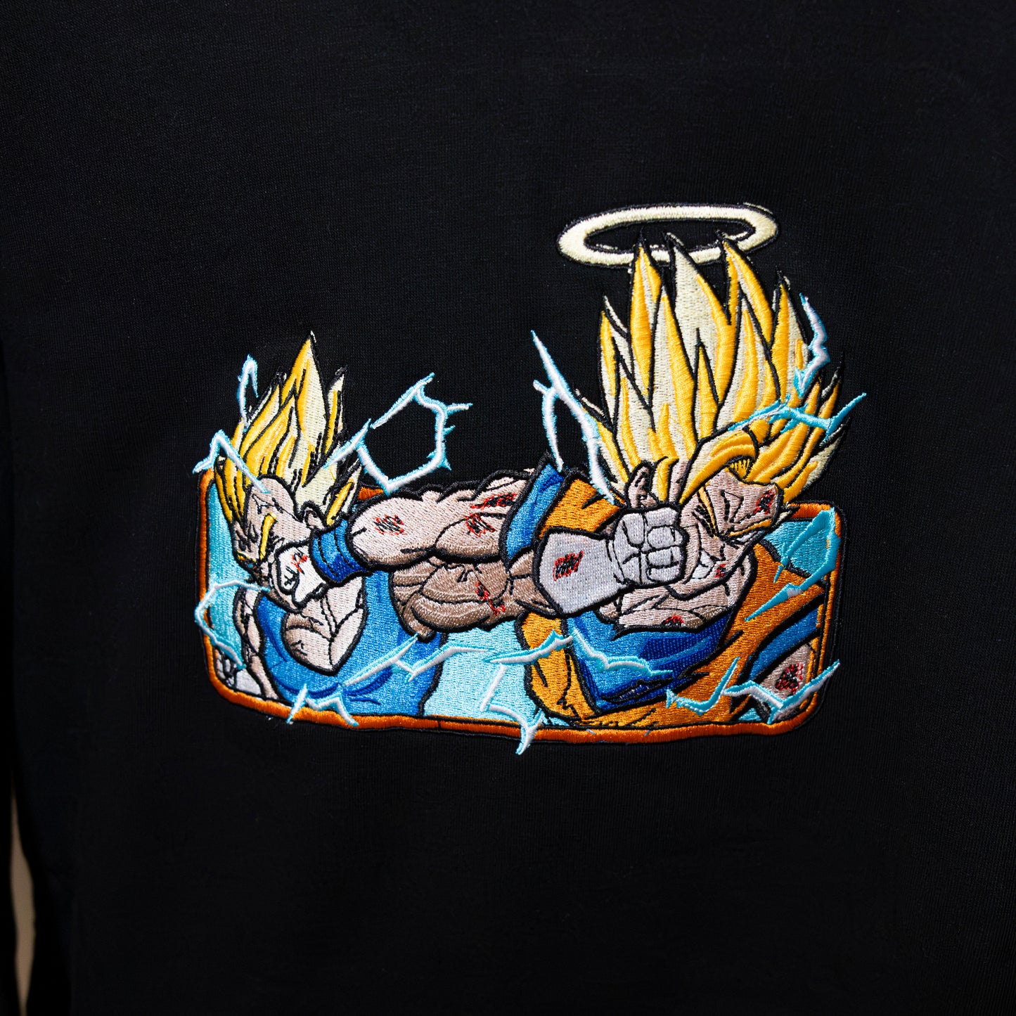 Vegeta e Goku felpa/tshirt con ricamo