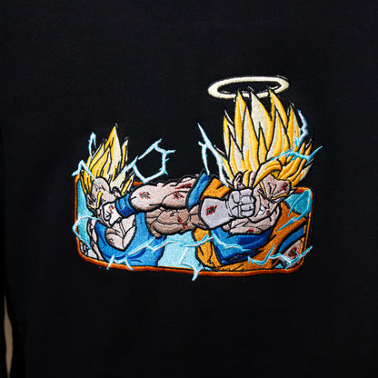 Vegeta e Goku felpa/tshirt con ricamo