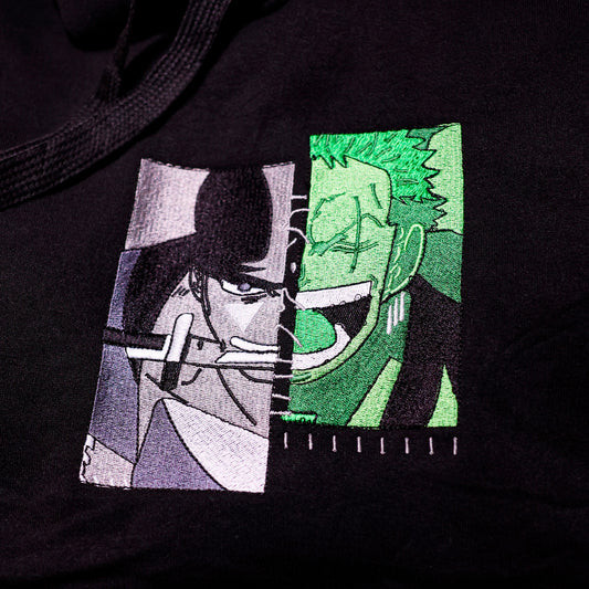 Zoro felpa/tshirt con ricamo