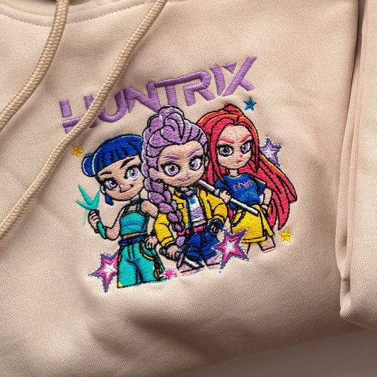 Huntrix felpa/tshirt con ricamo (Kpop Demon Hunters)