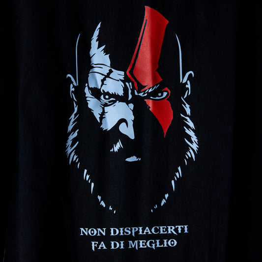 Kratos felpa/tshirt con ricamo