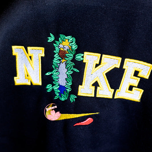 Homer Simpson felpa/tshirt con ricamo