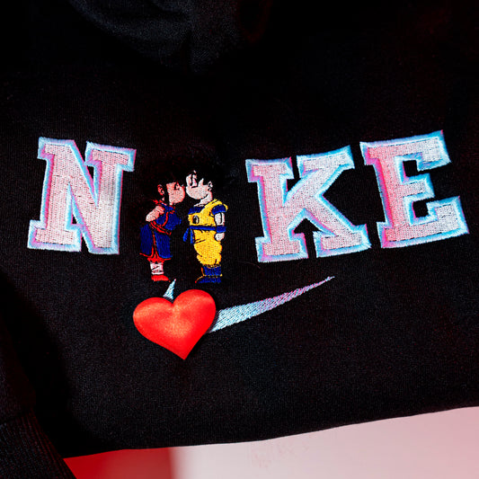 Goku e Kiki set di 2 felpe/tshirts con ricamo