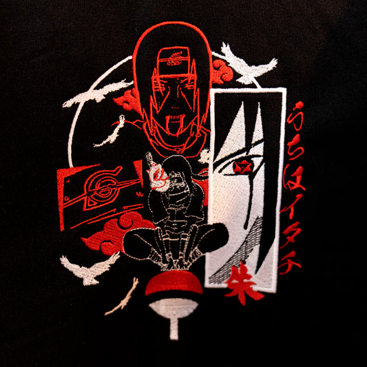 Itachi felpa/tshirt con ricamo