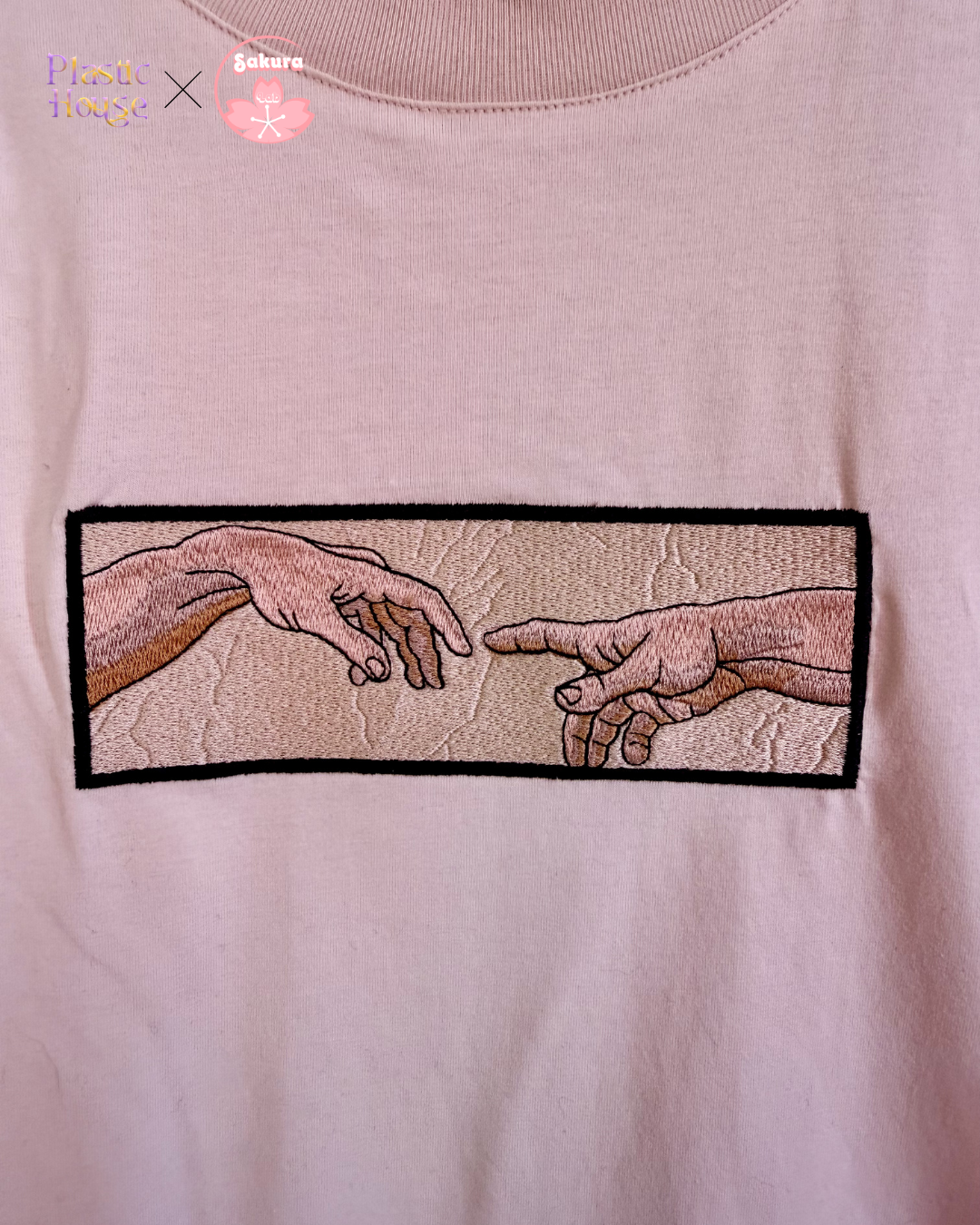 LA MANO DI.. tshirt/felpa con ricamo