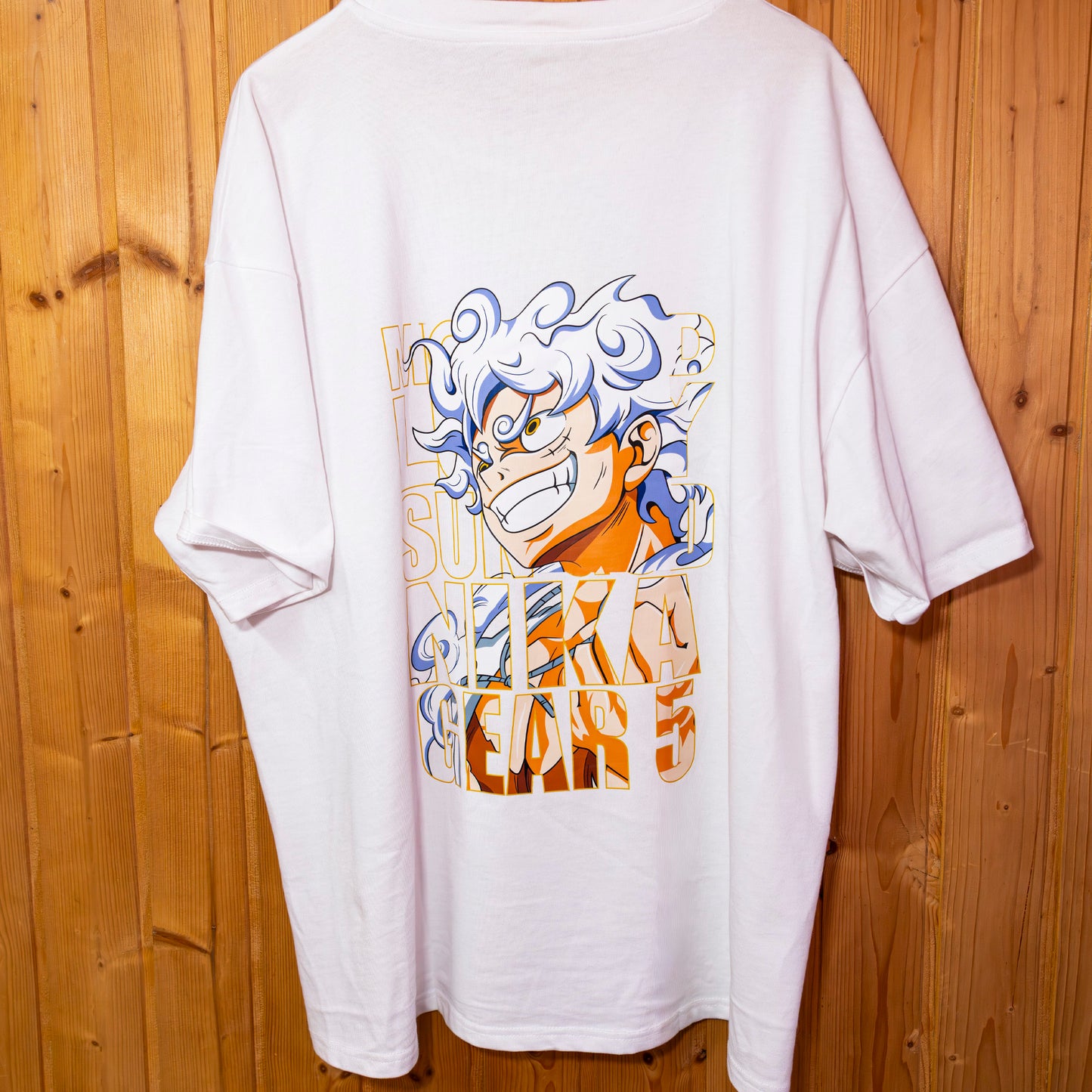 Luffy Gear 5 Custom Embroidery Sweatshirt/T-Shirt