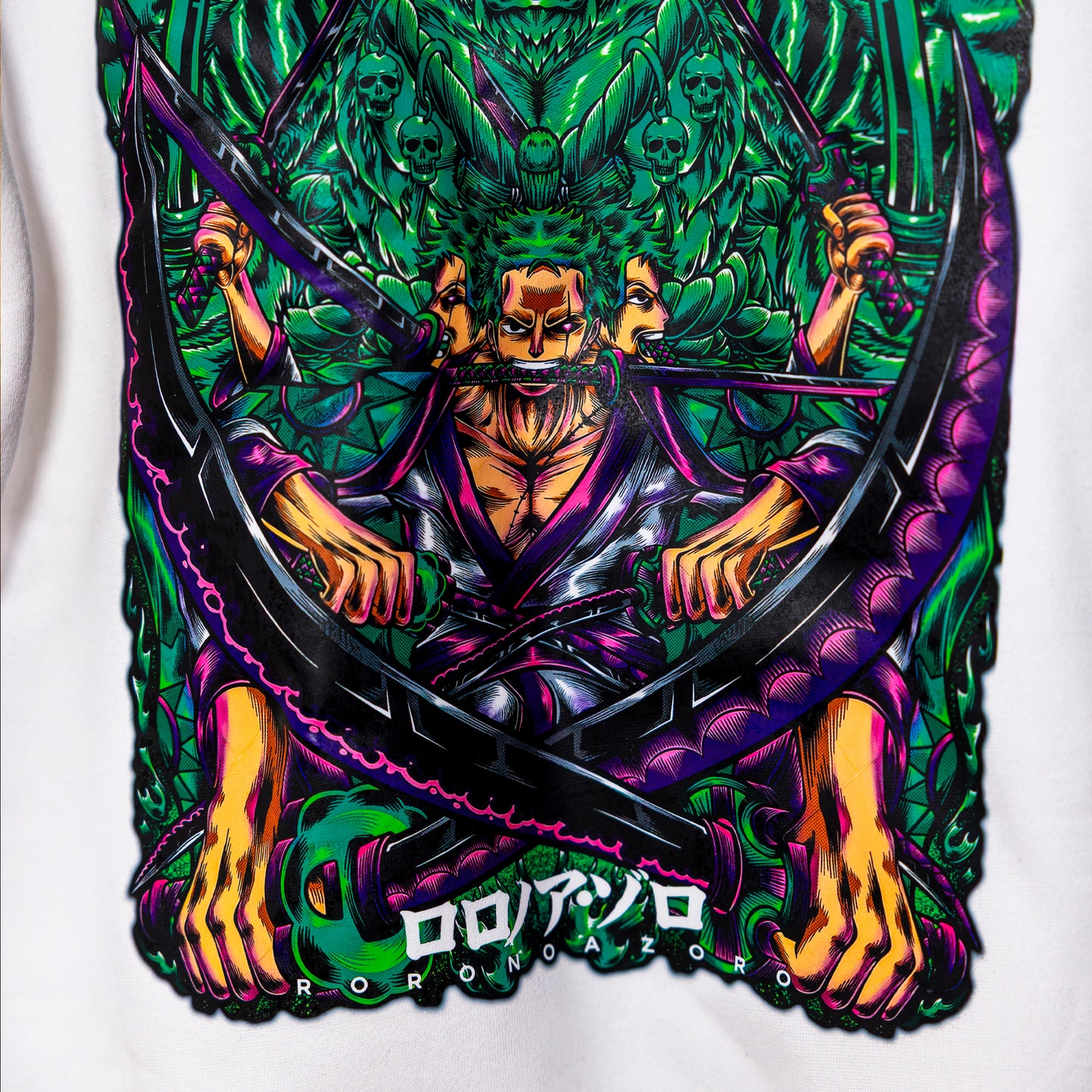 Luffy Gear 5 Custom Embroidery Sweatshirt/T-Shirt