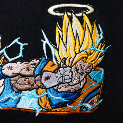 Vegeta e Goku felpa/tshirt con ricamo