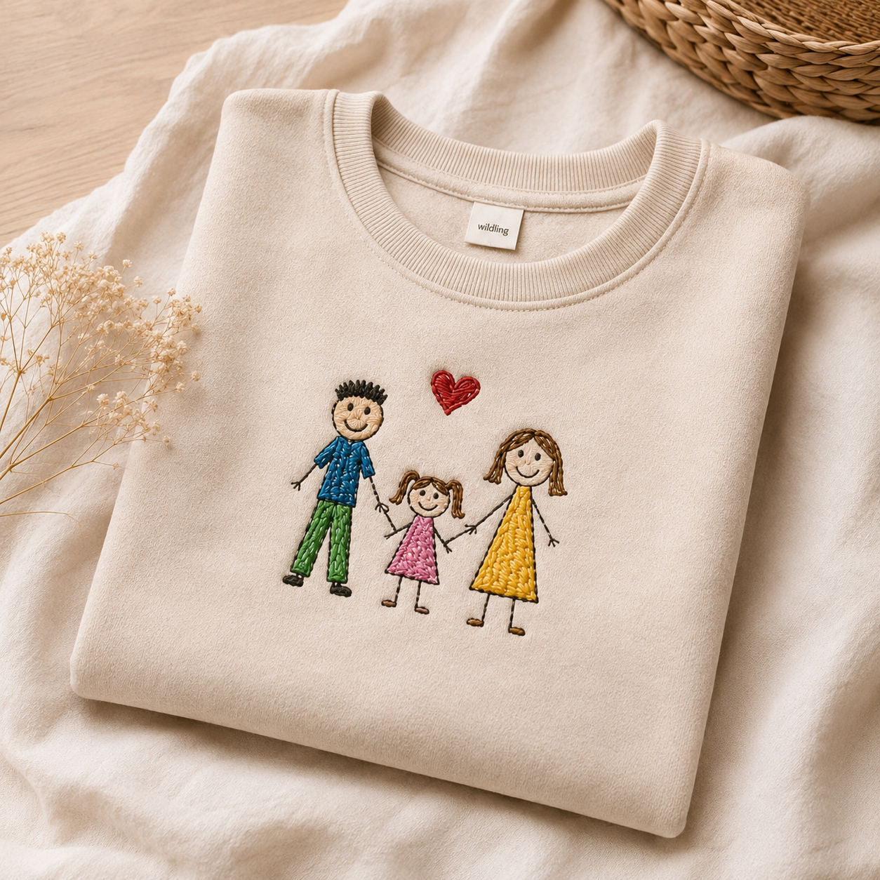 Luffy Gear 5 Custom Embroidery Sweatshirt/T-Shirt