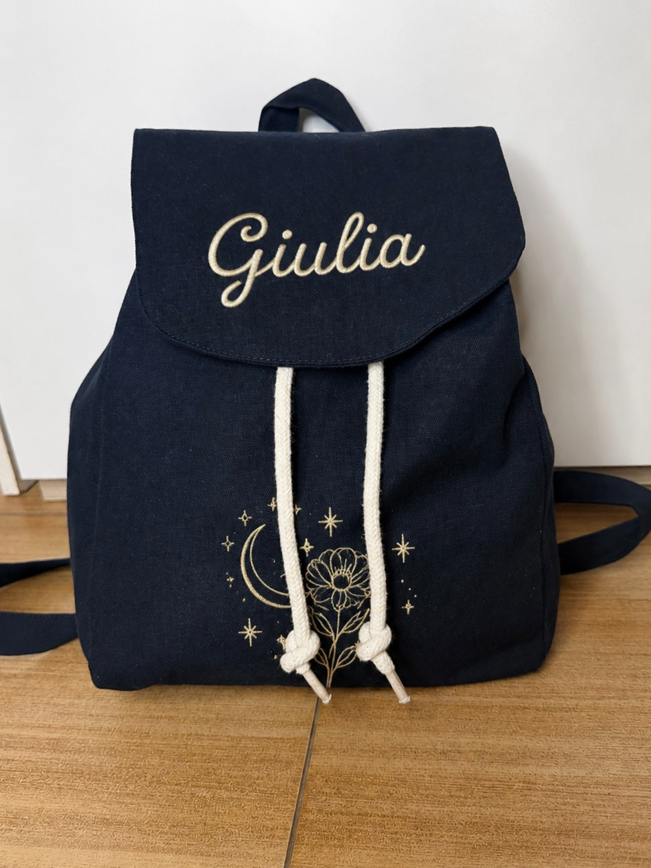 Zaino Mini con Ricamo personalizzato