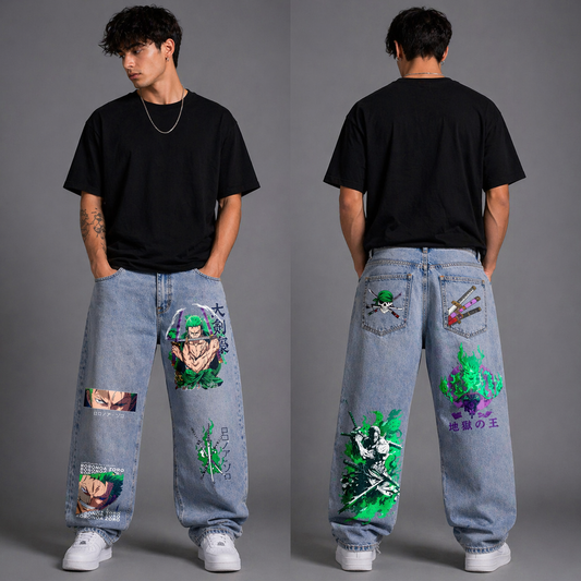 Zoro Jeans con stampa