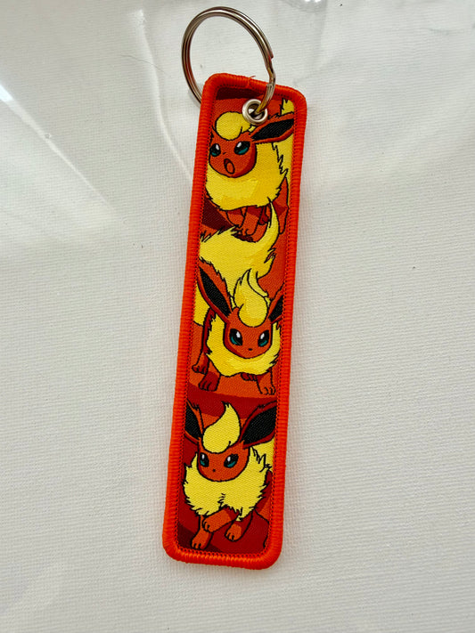 Flareon portachiavi ricamato