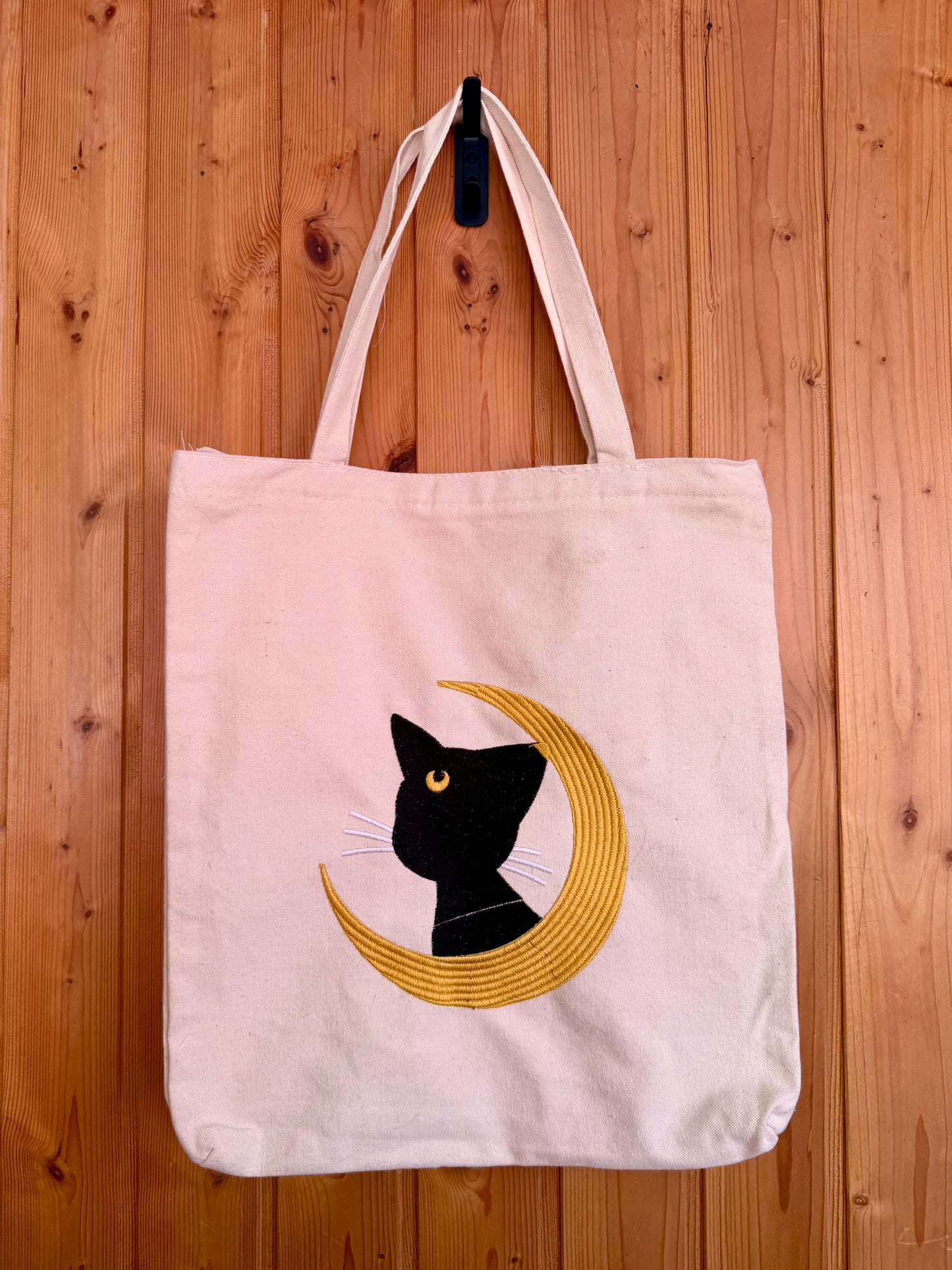 Sailor Moon tote bag con ricamo fronte retro