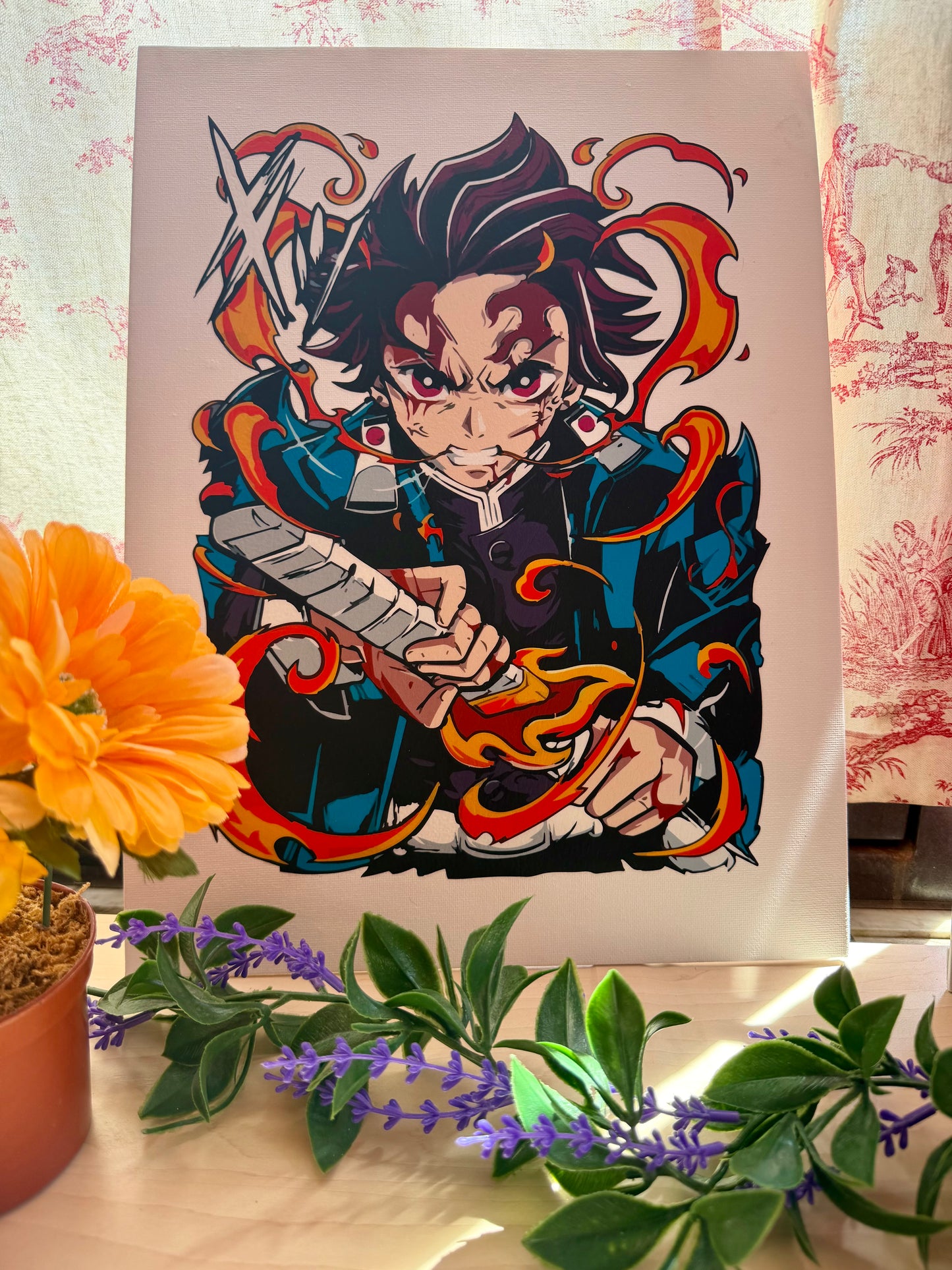 Tela con Stampa Anime 30x40