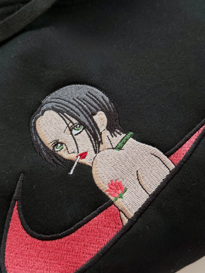 Nana felpa/tshirt con ricamo