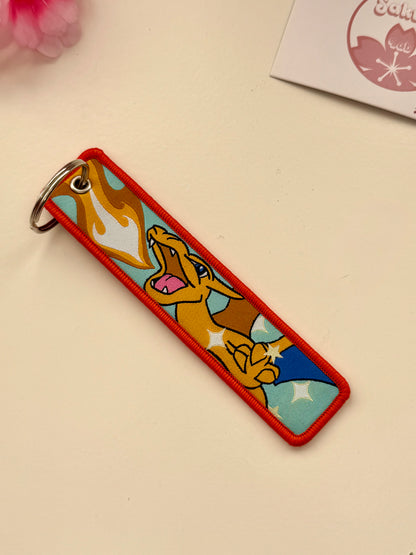 Portachiavi ricamato Charizard (1)