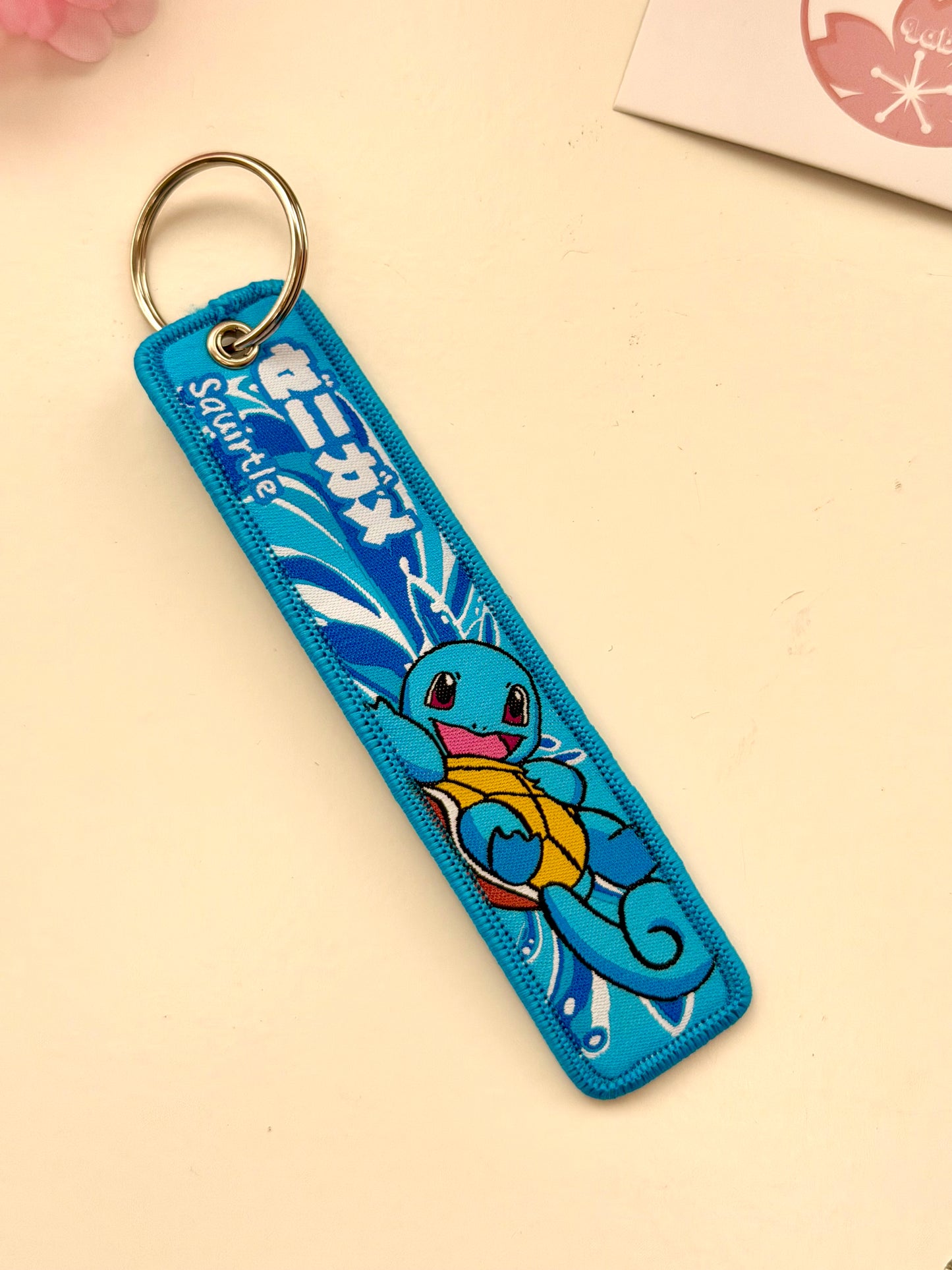 Portachiavi ricamato squirtle