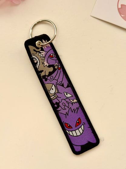 Portachiavi ricamato Gengar