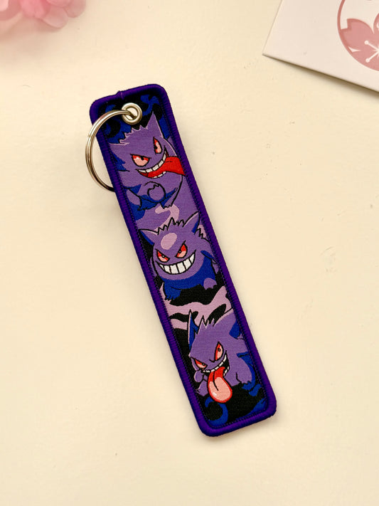 Portachiavi ricamato Gengar (2)