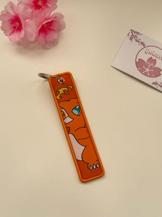 Portachiavi ricamato Charmander