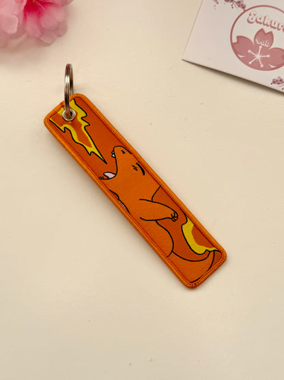Portachiavi ricamato Charmander