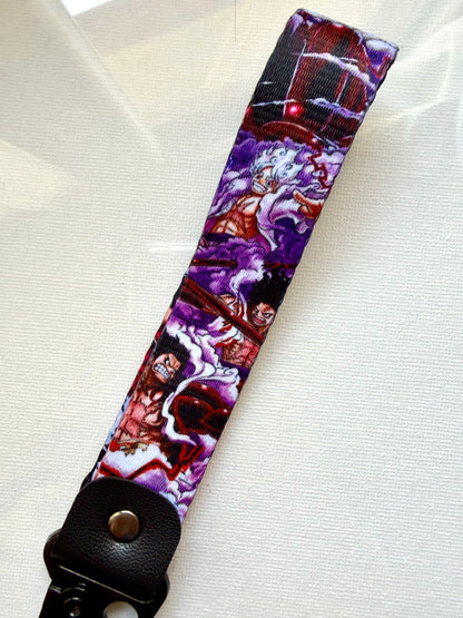 Luffy evoluzioni Portachiavi ricamato