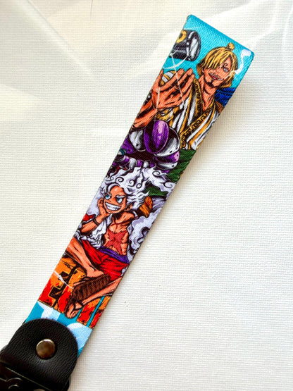 One Piece Portachiavi ricamato