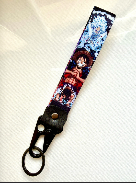 Luffy evoluzioni Portachiavi ricamato