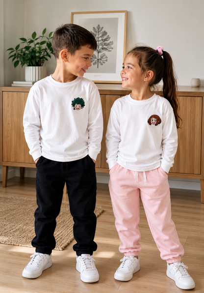 Luffy Gear 5 Custom Embroidery Sweatshirt/T-Shirt