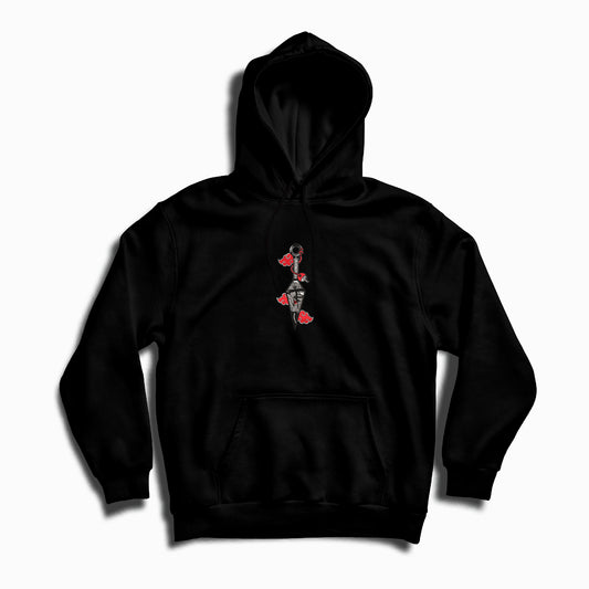 Itachi felpa/tshirt con ricamo fronte-retro