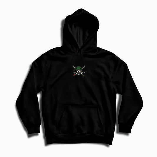 Zoro felpa/tshirt con ricamo fronte-retro