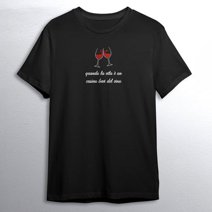 Vino felpa/tshirt con ricamo