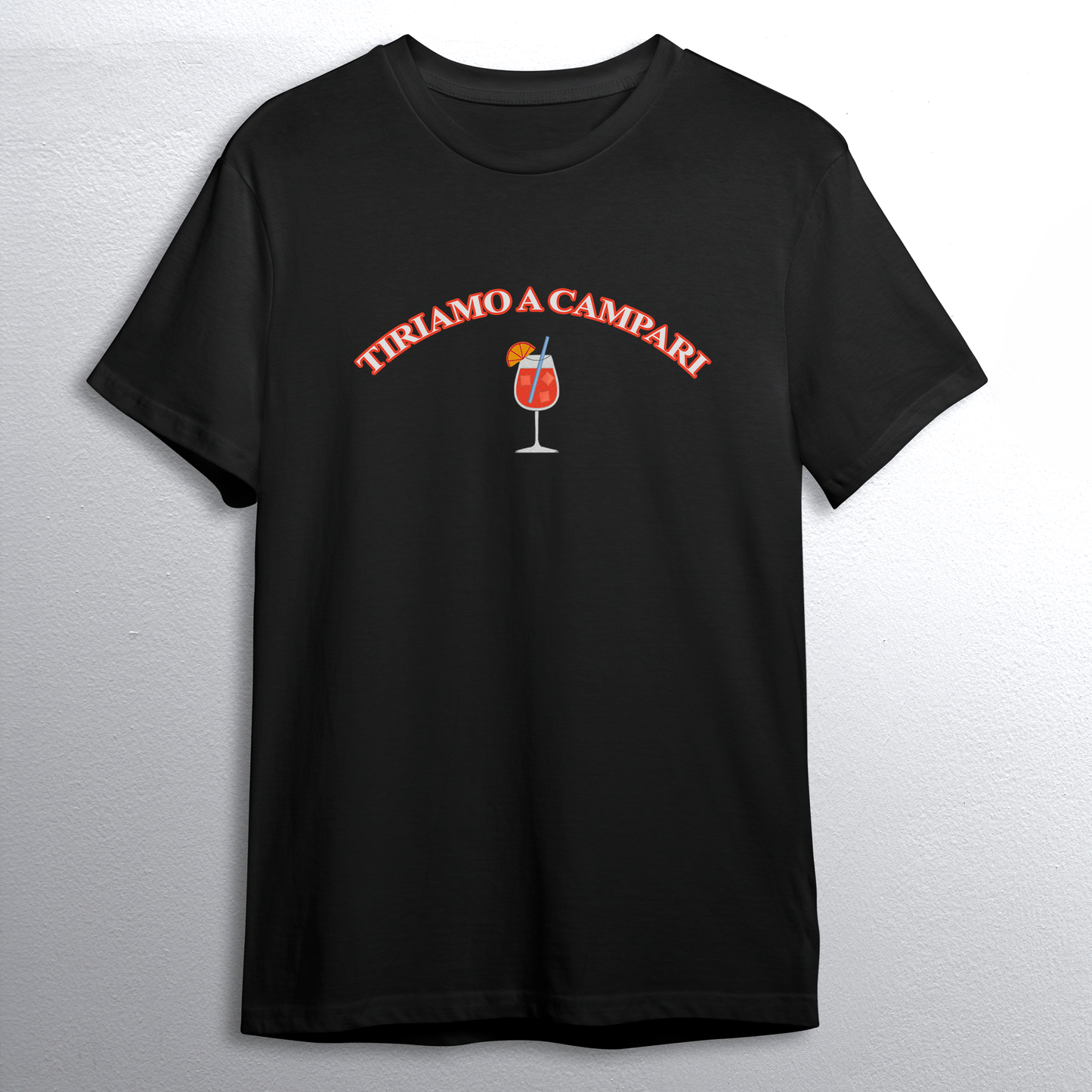 Campari felpa/tshirt con ricamo