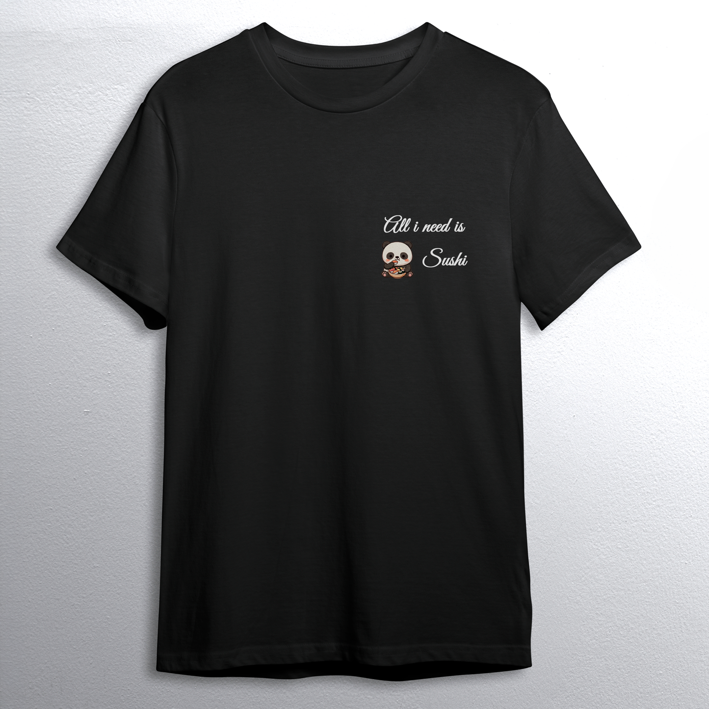 Sushi felpa/tshirt con ricamo