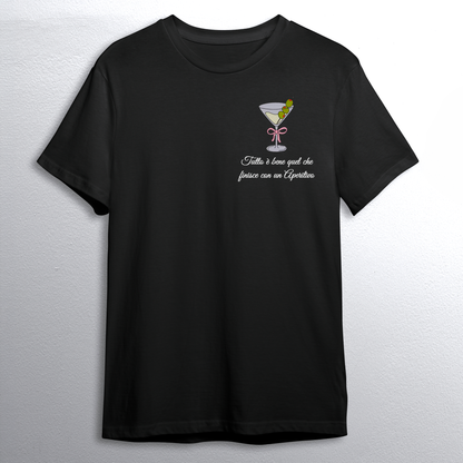 Martini felpa/tshirt con ricamo