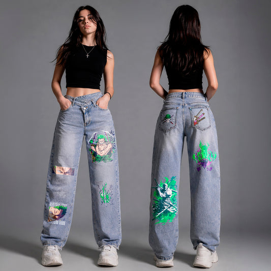 Zoro Jeans con stampa
